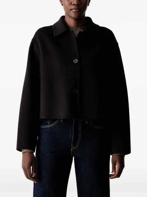 Marc O'Polo button-up cropped jacket Black 5000013808