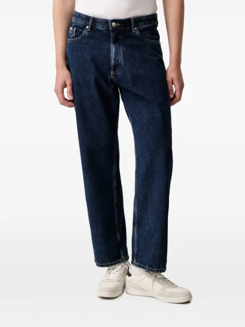 Marc O'Polo straight-leg logo-patch jeans Blue 5000009737