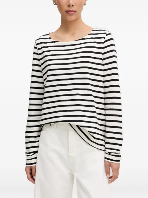 Marc O'Polo horizontal-stripe long-sleeve T-shirt White 5000014527
