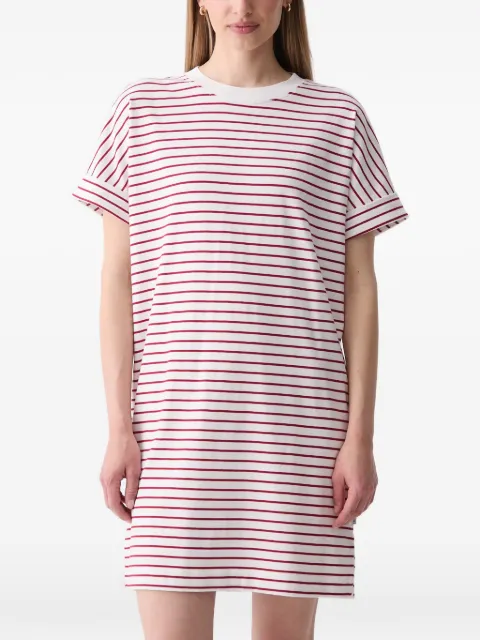 Marc O'Polo striped short-sleeve mini dress White 5000010190