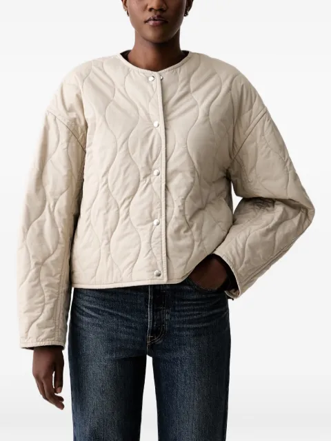 Marc O'Polo quilted drop-shoulder jacket Neutrals 5000014323