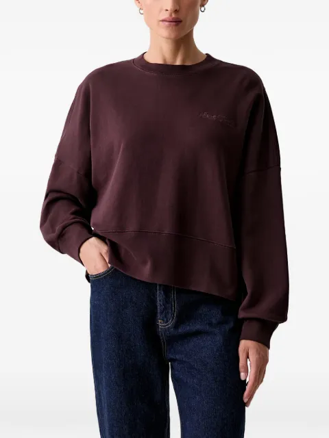 Marc O'Polo logo-embroidered drop-shoulder sweatshirt Red 5000012423
