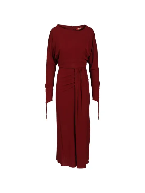 Max Mara long-sleeve maxi dress Red 2626626025600