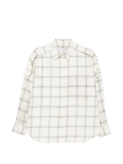 IRO check-pattern button-down shirt Neutrals WP18SOFTY