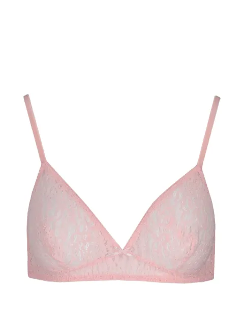 Laura Urbinati floral-lace bra Pink E6R05ZB