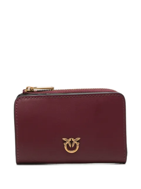 PINKO mini Love Birds leather wallet Red 106206A0F1