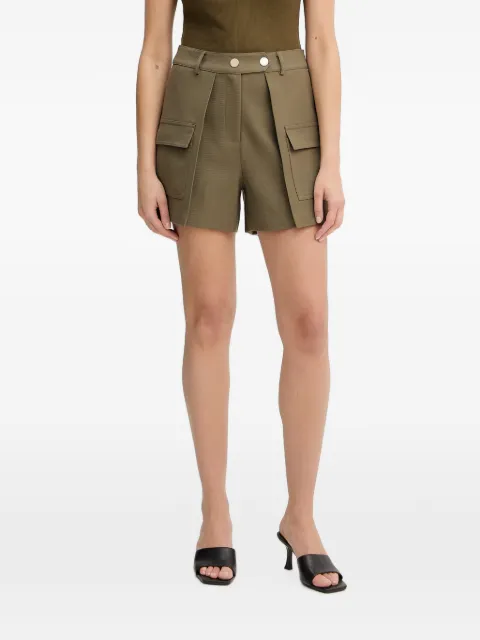 Morgan Shonau flap-pocket shorts Green SHONAU