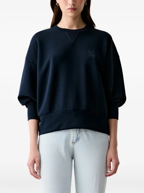 Mos Mosh logo-embroidered sweatshirt Blue 180390