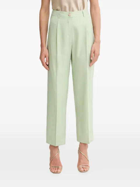 Morgan button-detail trousers Green 261PMEDI