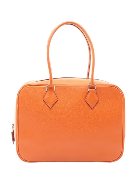 Hermès Pre-Owned 2004 Epsom Plume Elan 28 handbag Orange WJX52AFPP5PPQK84