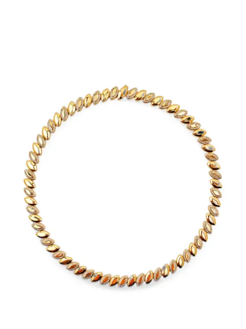 Lady D World Lumineye crystal-embellishment necklace Gold 83048