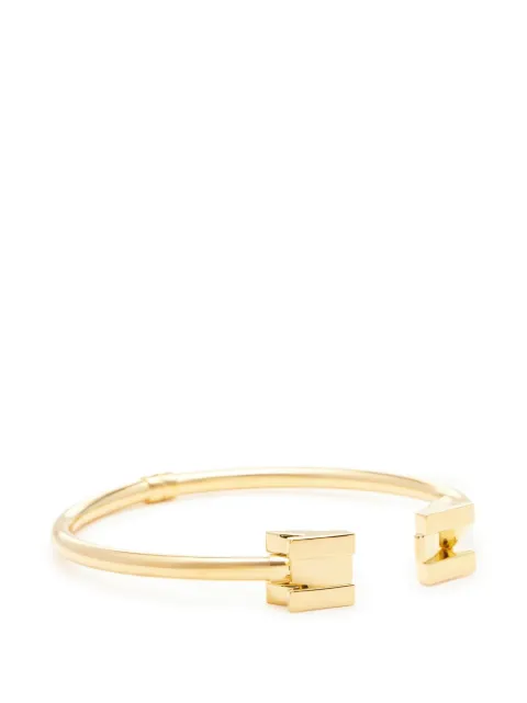Elisabetta Franchi necklace with geometric logo Gold CO40B66E2