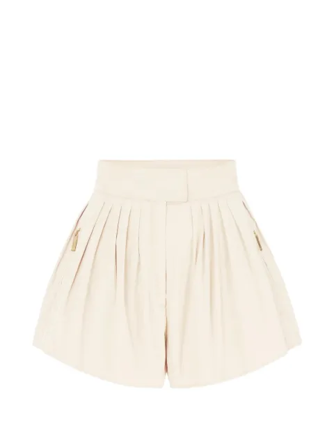Elisabetta Franchi shorts in taffeta voile fabric Neutrals SH00466E2