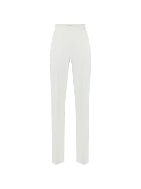 Elisabetta Franchi lightweight crêpe fabric trousers White PA20466E2