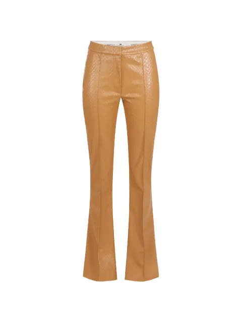 Elisabetta Franchi fish-scale-pattern boot-cut trousers Neutrals PA22567E2