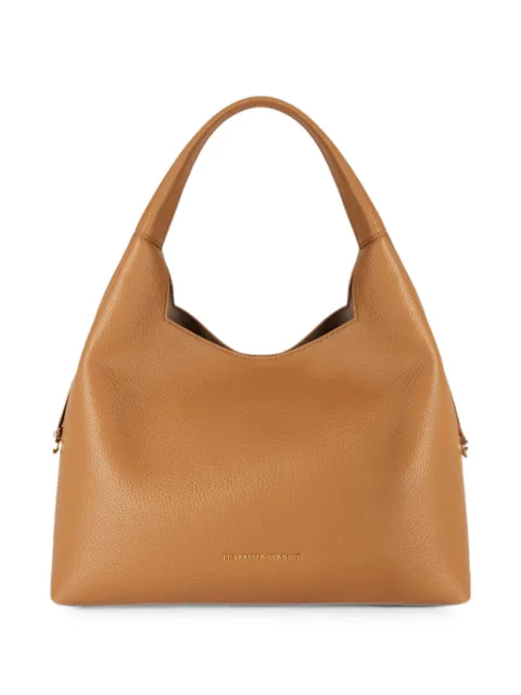 Elisabetta Franchi Shoulder bag with charms Brown BS23A66E2