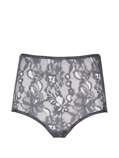 Laura Urbinati floral-lace culottes Grey I4S01ZB