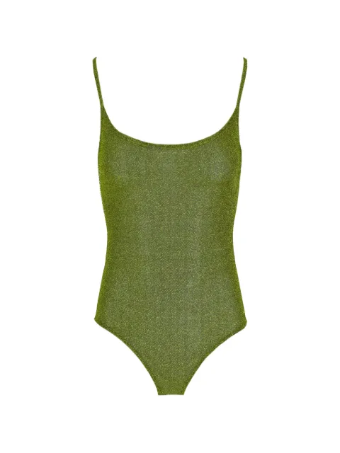 Laura Urbinati lurex-knit swuimsuit Green I7B03LX