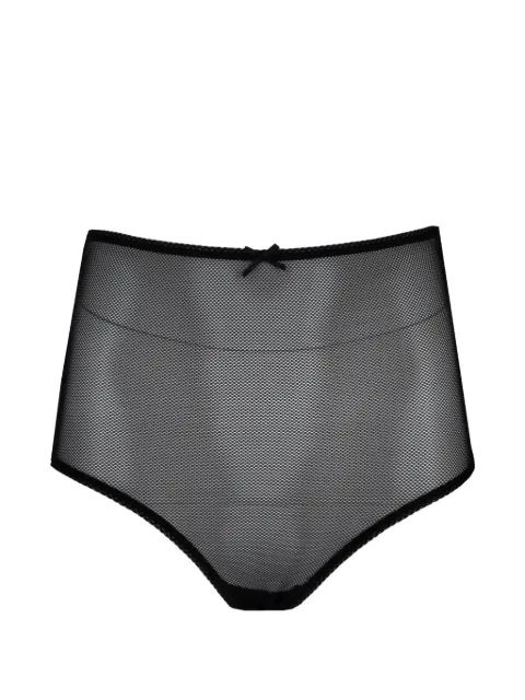 Laura Urbinati bow-detail briefs Black E7S01PR