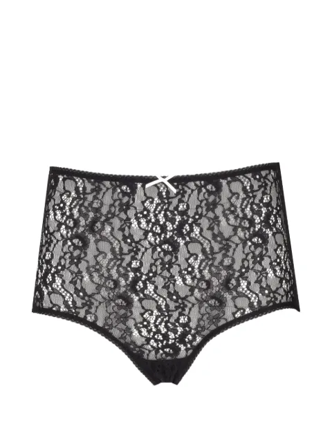 Laura Urbinati lace-panel briefs Black I6S01ZB