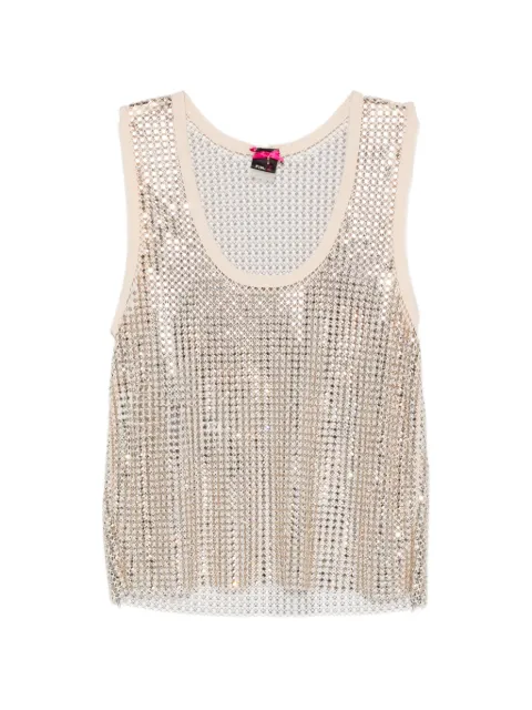 PINKO sequin-embellished tank top Neutrals 107518A3IH
