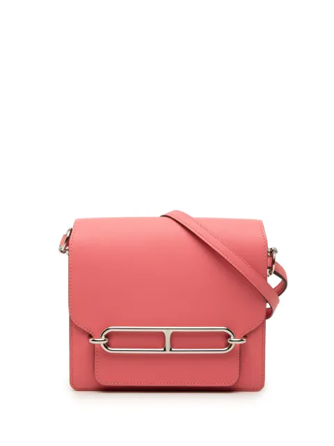 Hermès Pre-Owned 2025 Mini Evercolor Sac Roulis 18 crossbody bag Pink 20TFK6VEV28E8C5C