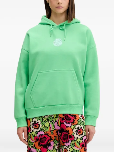 Rip Curl logo-patch drawstring hoodie Green 06NWFL