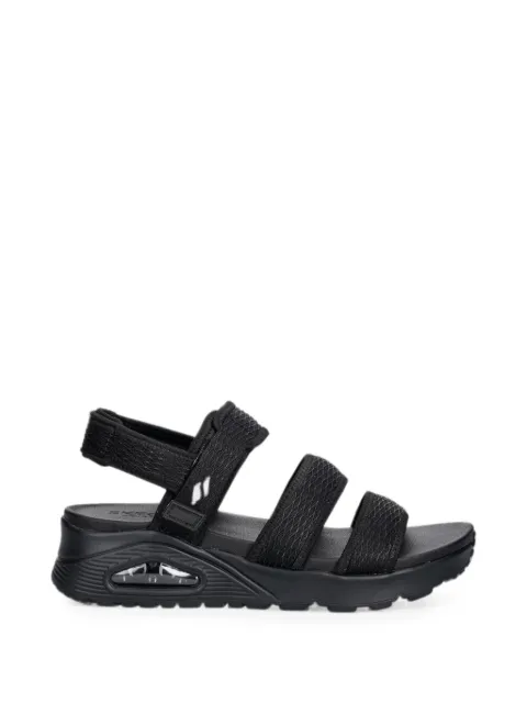 Skechers Uno touch-strap platform sandals Black 120017