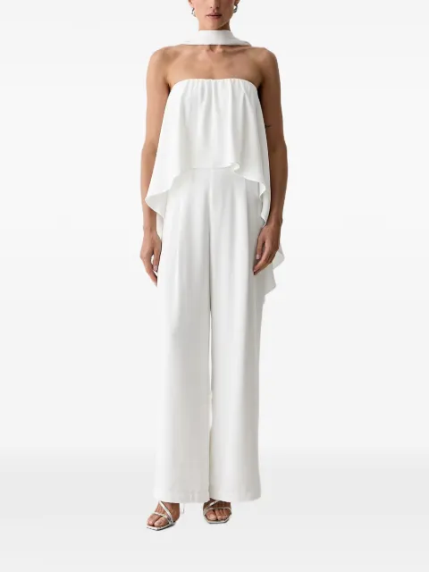 Morgan tiered jumpsuit White 261PAKITA
