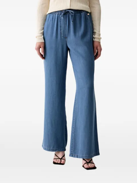 Mos Mosh drawstring wide-leg jeans Blue 179260