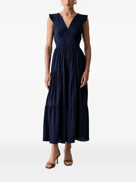 Morgan ruffled maxi dress Blue 261RIKOOL