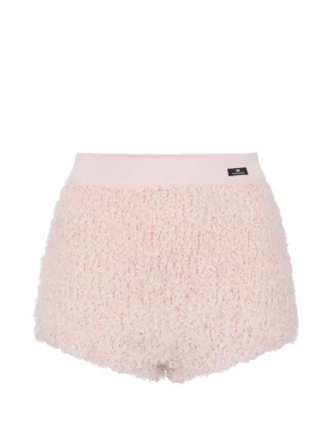 Elisabetta Franchi shorts in fleece fabric Pink KS12T67E2