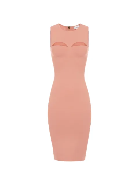 Elisabetta Franchi knit dress with cut-outs Pink AM05B66E2
