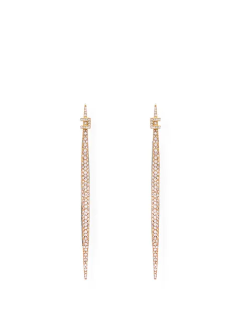 Elisabetta Franchi crystal-embellished drop earrings Gold OR25A66E2