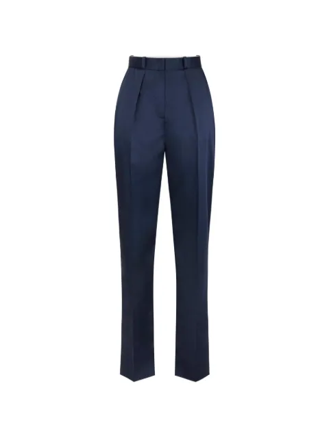 Elisabetta Franchi stretch satin trousers Blue PA18266E2