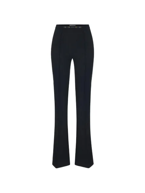 Elisabetta Franchi trousers in double layer stretch crêpe Black PA19766E2
