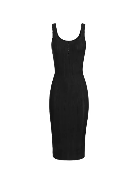 Elisabetta Franchi knit openwork dress Black AM16S66E2