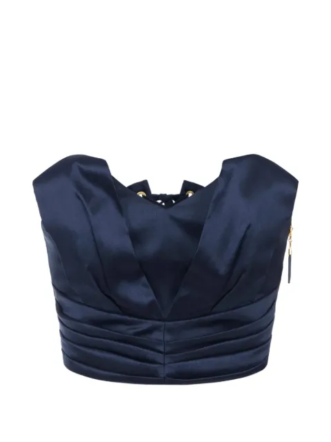Elisabetta Franchi Gazar top Blue TO09467E2