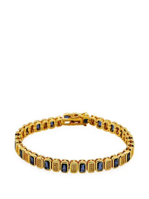 Lady D World Auric crystal-embellished tennis bracelets Gold 83047