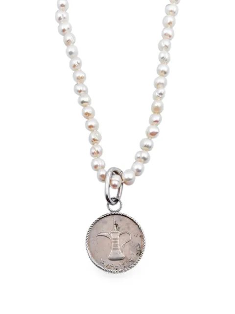 Zamani Jewelry dirham pearl necklace Neutrals 82518