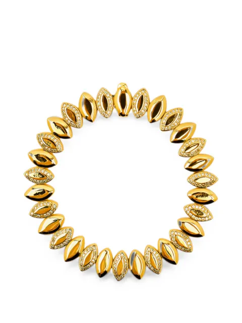Lady D World Lumineye crystal-embellished bracelet Gold 83049