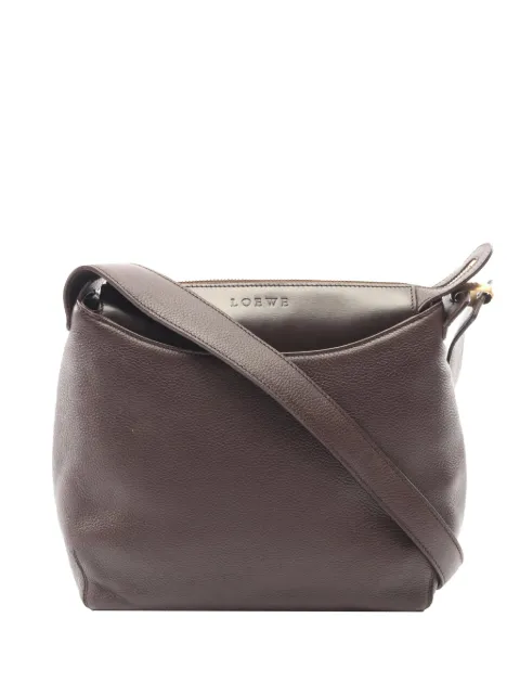 Loewe Pre-Owned 2010-2026 Leather crossbody bag Brown DZZH4WB4MYN8T1CQ