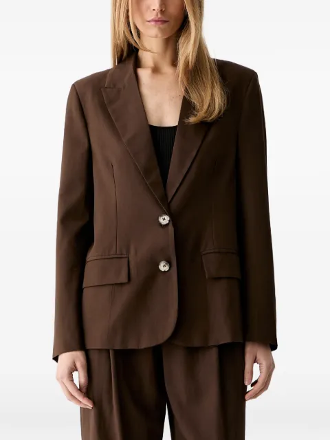 VICOLO button-back notched-lapels jacket Brown TAB0359