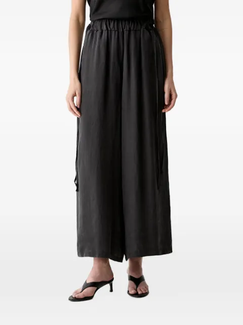 VICOLO elasticated drawstring-waist trousers Black TAB0570