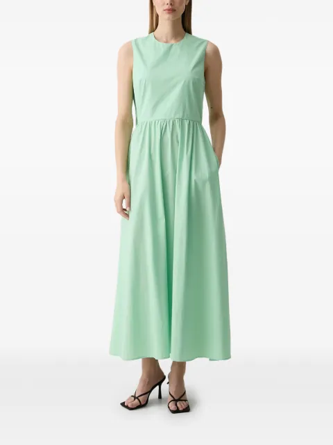Benetton cut-out sleeveless maxi dress Green 4MBJDV0CP
