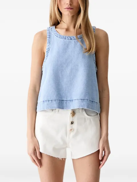 VICOLO sleeveless blouse Blue DAB5251