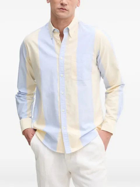 Benetton striped button-down shirt Yellow 5FGBUQ04C