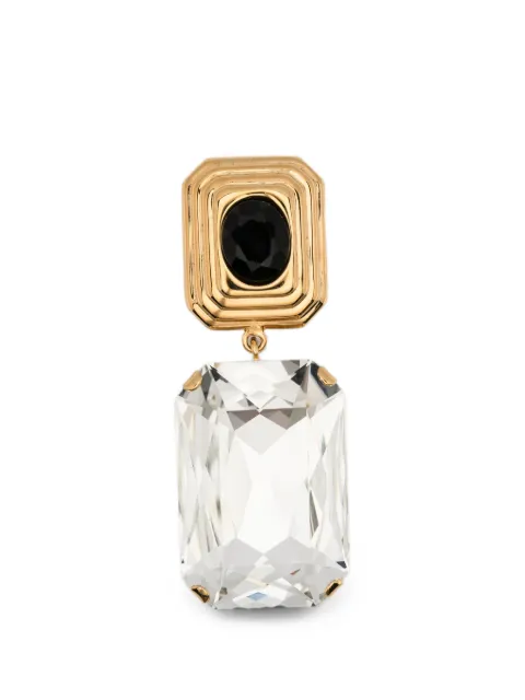 Alessandra Rich crystal-embellished drop-design earrings Gold FABA3359J0024