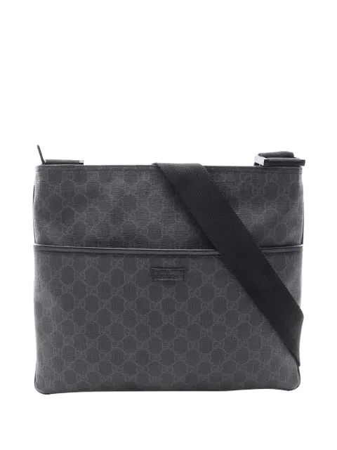 Gucci Pre-Owned 2000-2015 GG Supreme crossbody bag Black 1AYN6QII9H561UMZ