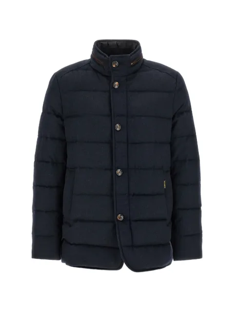 Moorer Nolde-Ls9 quilted jacket Blue MOUGI101307V1980